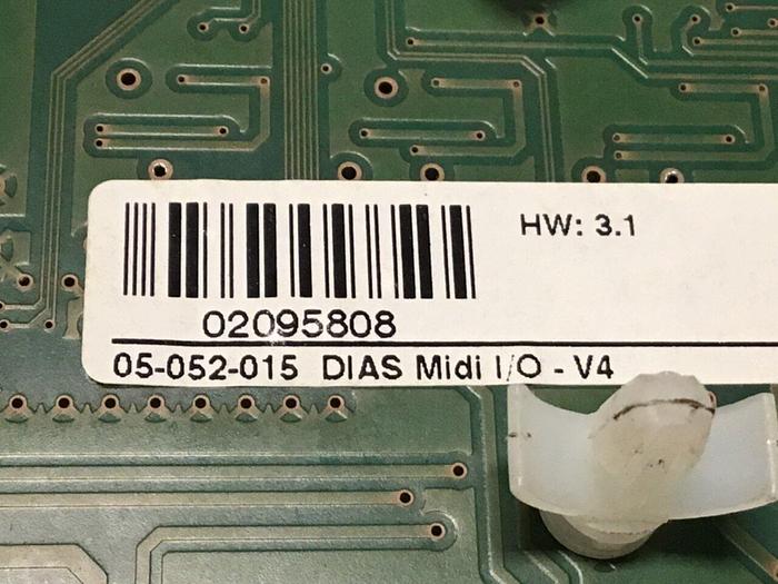 Used SIGMATEK Circuit Board 05-052-015 DIAS MIDI I/O-V4 Used