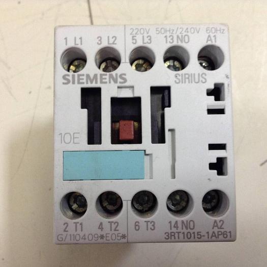 Used SIEMENS Contactor 3RT1 015-1AP61 #87018