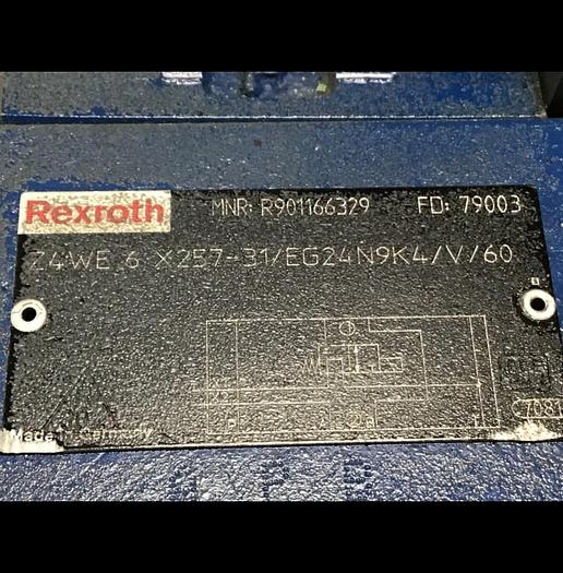 Used REXROTH  SERVO Valve Z4WE6X25731/EG24N9K4/V/60 USED