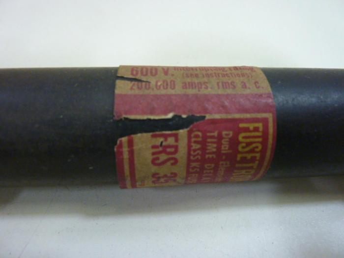 Used FUSETRON 35 Amp Fuse FRS-35 #62214