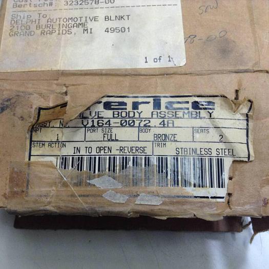 TRERICE Bronze Control Valve V164-0072.4A #74983