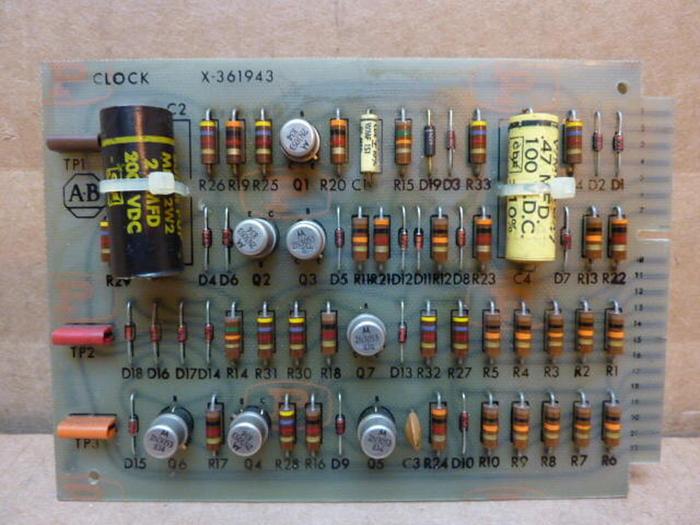 Used ALLEN BRADLEY Clock Circuit Board X-361943 #27105