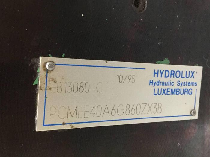 Used HYDROLUX Hydraulic Manifold PCMEE40A6G860ZX3B Used