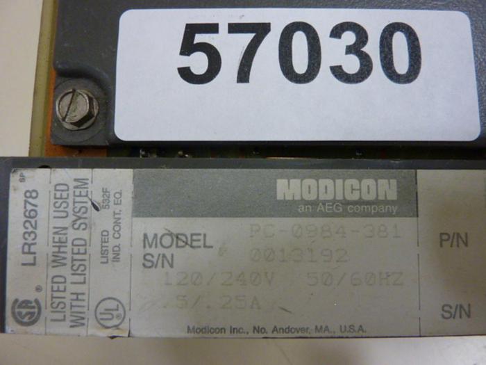 Used AEG Programmable Controller PC-0984-381 #57030