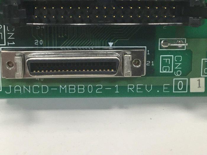 Used YASKAWA ELECTRIC Backplain Board JANCD-MBB02-1 REV E #105479