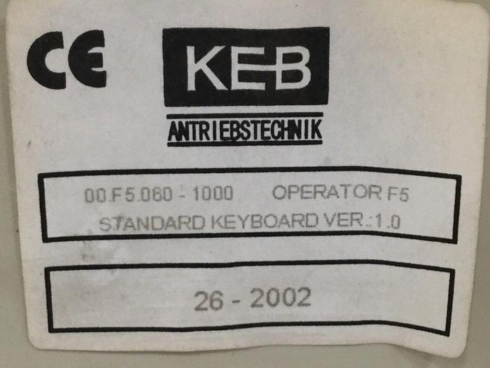 Used KEB Operator Interface 00.F5.060-1000 USED