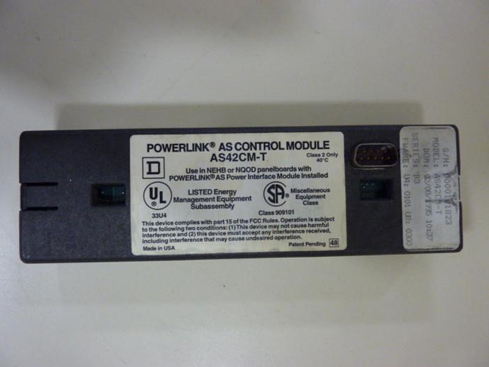 Used SQUARE D Control Module AS42CM-T Used