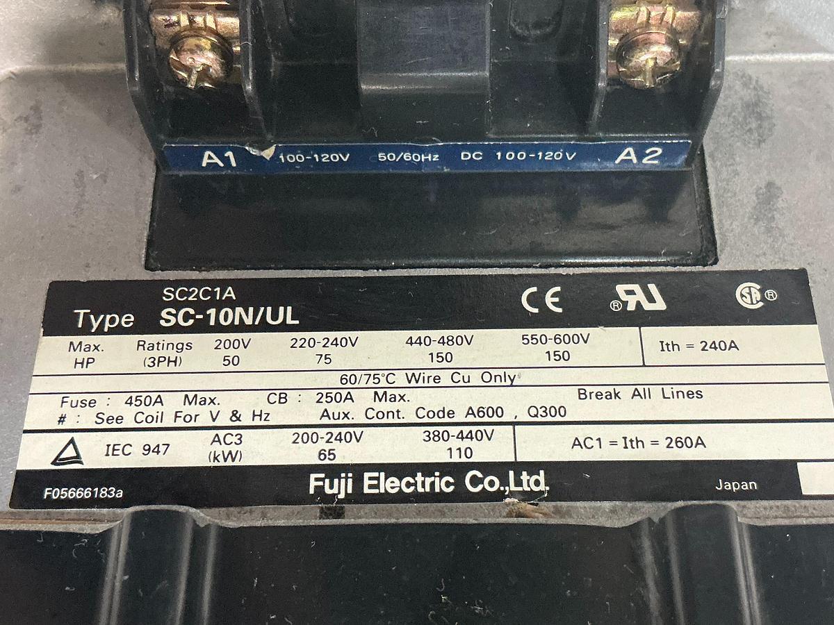 Used FUJI ELECTRIC SC-10N/UL