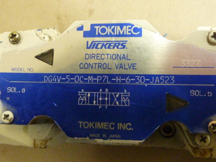 Used VICKERS Directional Control Valve DG4V50CMP7LH630JA523 #64629