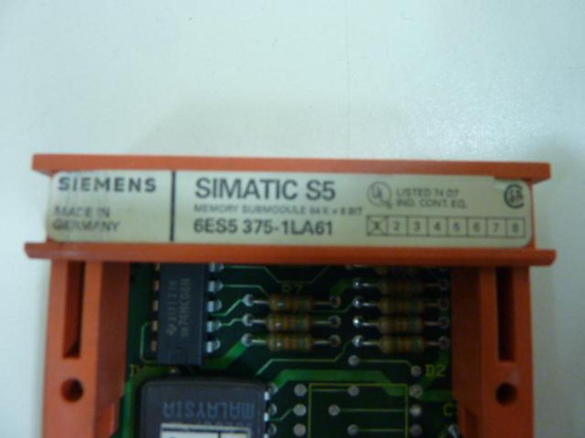 Used SIEMENS SIMATIC S5 Memory Submodule 6ES5 375-1LA61 USED