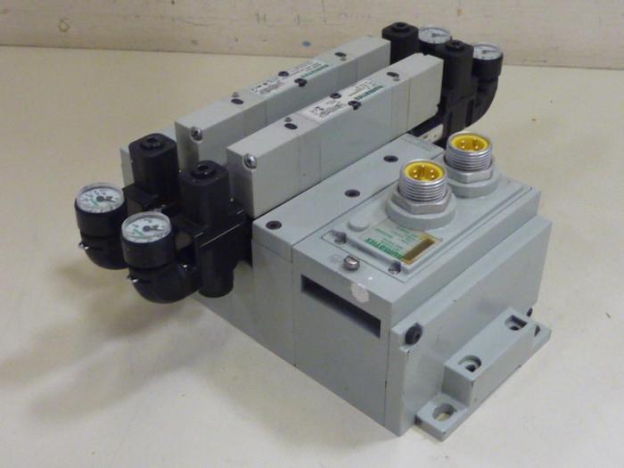 Used NUMATICS Control Block w/ Valves 051BB500M00061 #65888