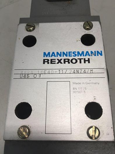 Used REXROTH Valve 4WRA 10E40-11/24NZ4/M U4501 USED