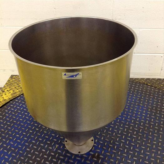 Used METAL FABRICATOR Stainless Steel Hopper HOPPER976 #78976