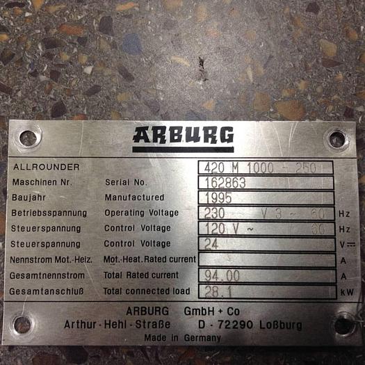 Used ARBURG Valve LS 1171 X112-10 #80843