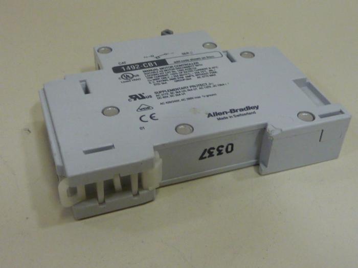 Used ALLEN BRADLEY 2 Amp Circuit Breaker 1492-CB1/G020 SER C #64490