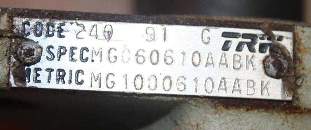 Used VAN DORN Die Height Hydraulic Motor 24091G USED