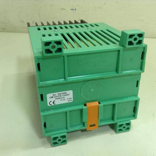 Used PHOENIX CONTACT Power Supply CM 125-PS-120AC/24DCU/5 #68533