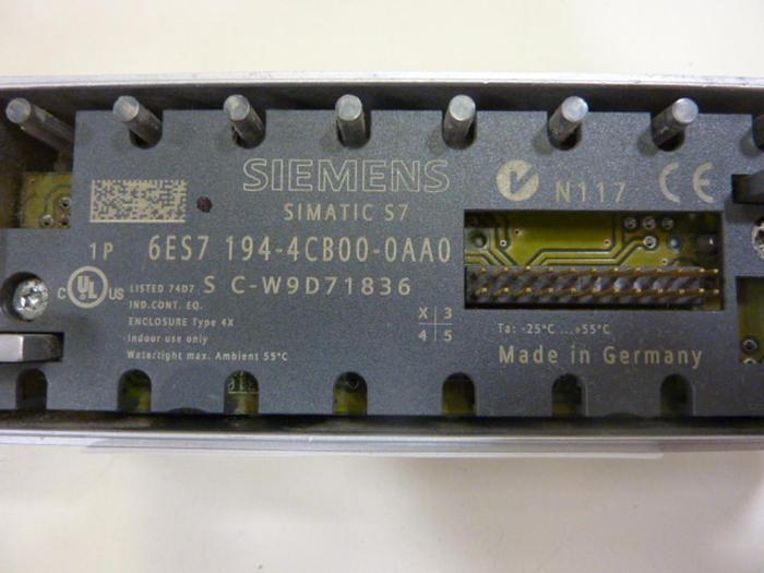 Used SIEMENS Simatic Connection Module 6ES7 194-4CB00-0AA0 #50609
