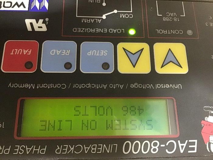 Used WATSCO COMPONENTS INC Phase Protector EAC-8000 #128304
