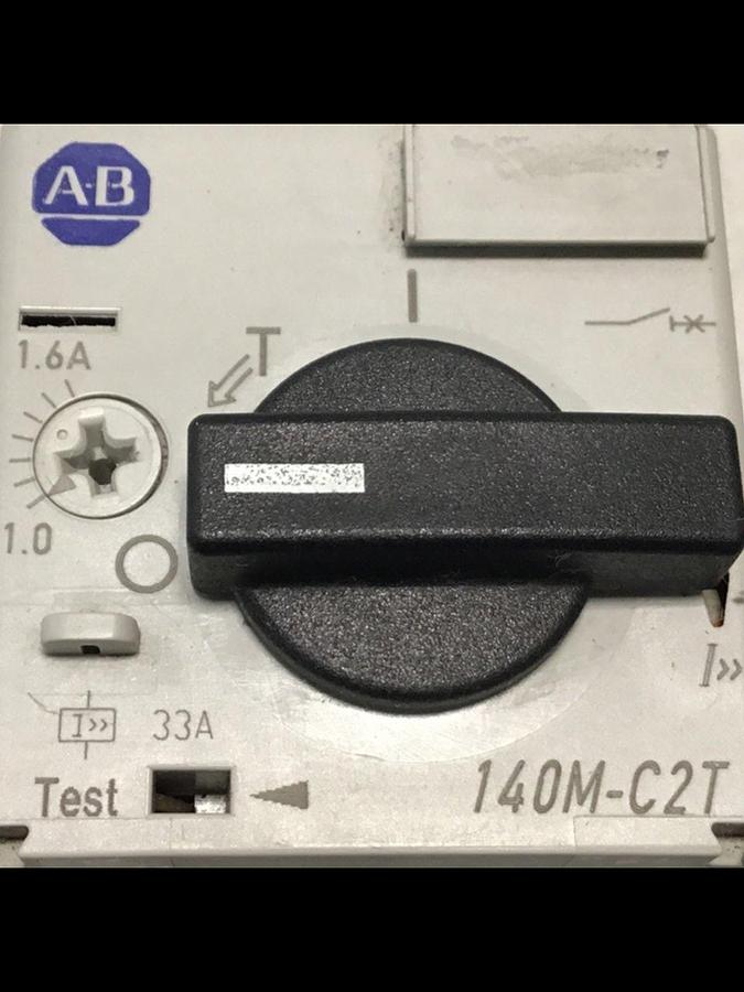 Used ALLEN BRADLEY Circuit Breaker 1.6 A 140M-C2T-B16 SER B USED