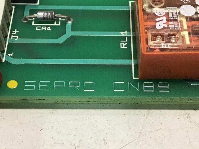 Used SEPRO ROBOTIQUE Control Board 0750096304A #136888