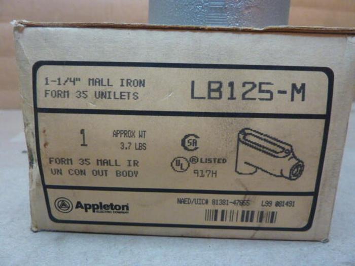 APPLETON Conduit Body LB125-M #31029