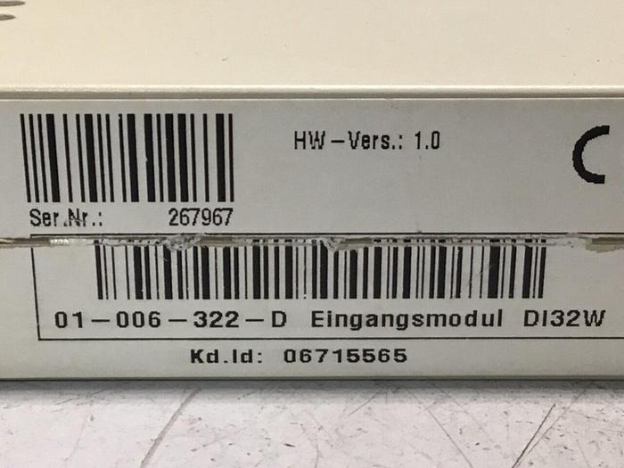 Used DEMAG Input Module 01-006-322-D DI32W 06715565 #123061