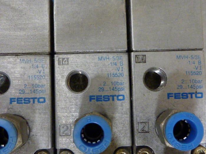 Used FESTO Control Block / Valve Terminal IFB8-02 #52784