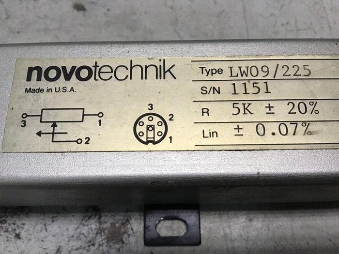 Used NOVOTECHNIK Linear Transducer LW09/225 Used