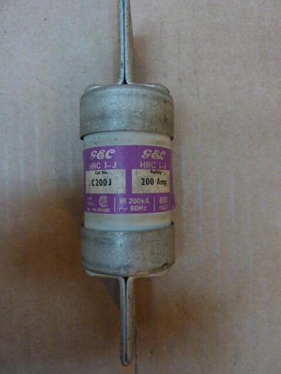 Used GEC 200 Amp Fuse HRCI-J #26986