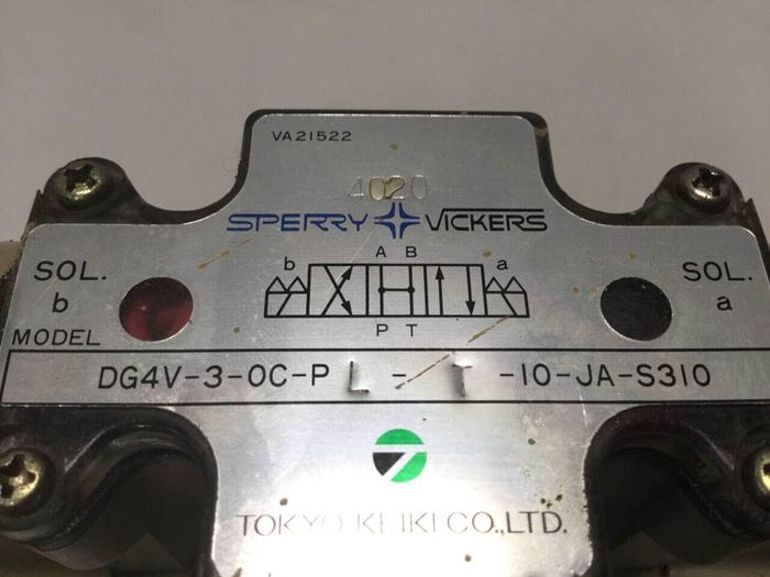 Used VICKERS Solenoid Valve DG4V30CPLT10JAS310 #99402