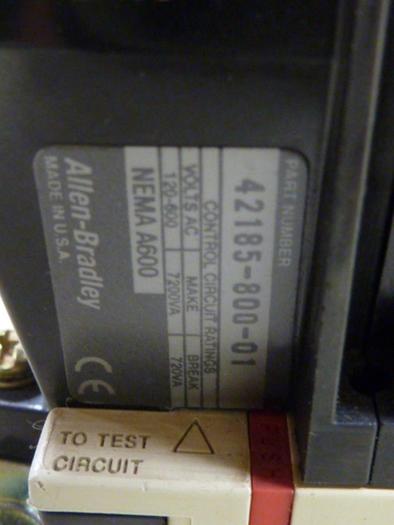 Used ALLEN BRADLEY Starter Size 1 509-BOD SER B W38 #55229