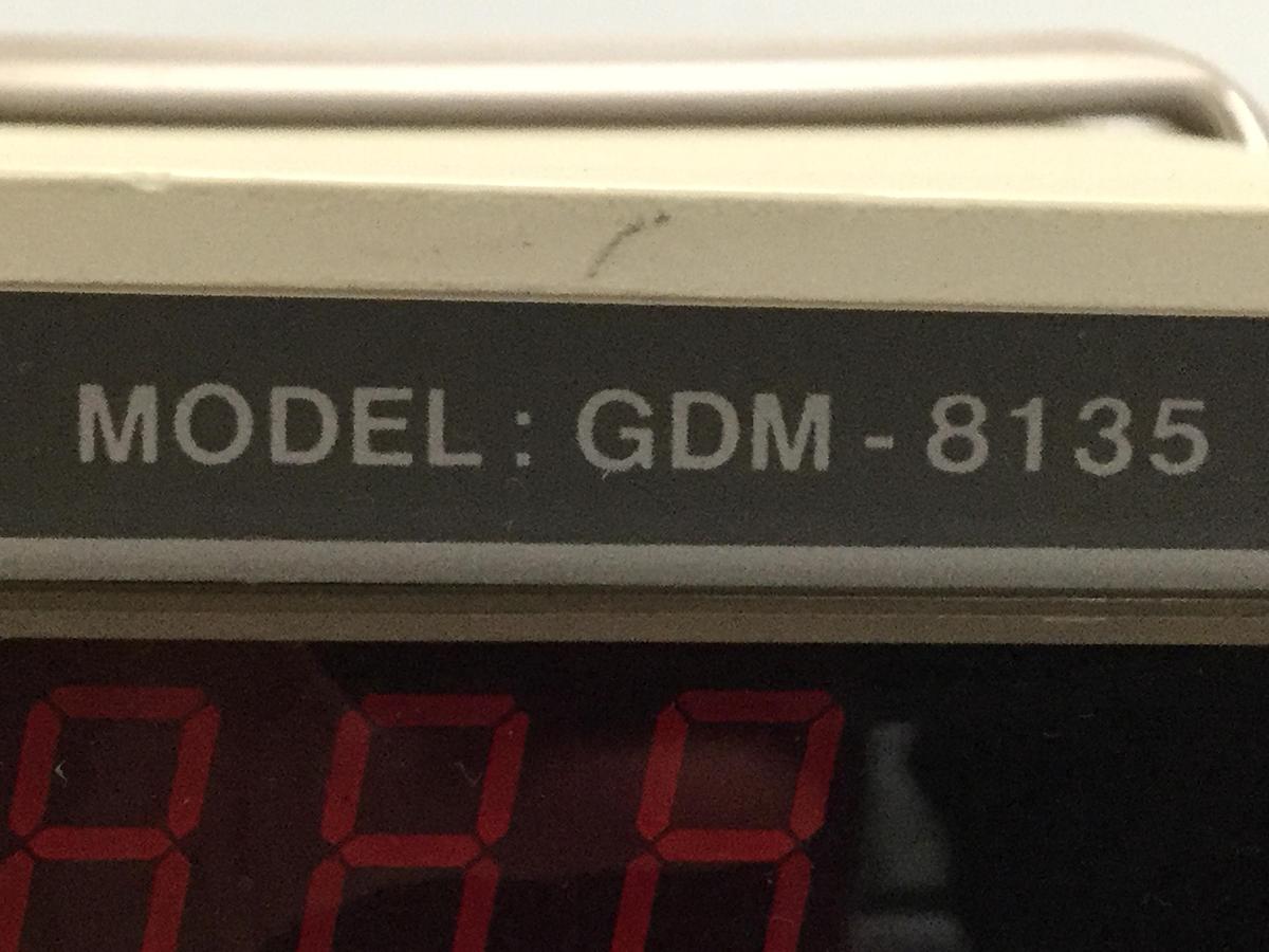 Used GW INSTEK Digital Multimeter GDM-8135 #107275