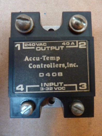 Used ACCU TEMP Relay D40B #26897