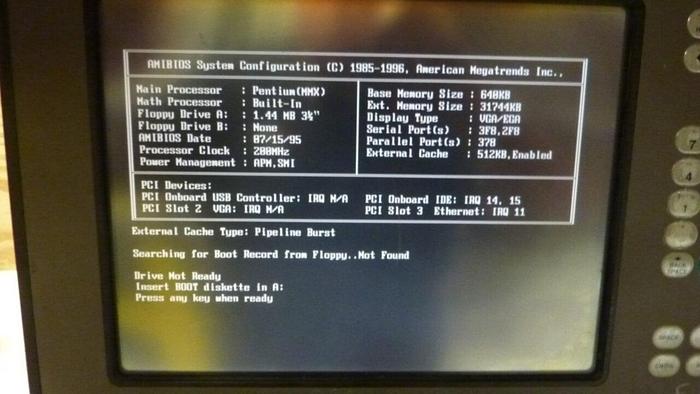Used NEMATRON CORP Operator Interface IC73F1-H8A1A1A0 Used