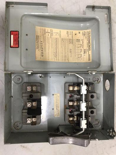 Used SIEMENS 30 Amp ITE Heavy Duty Vacu-Break F-351 #127053