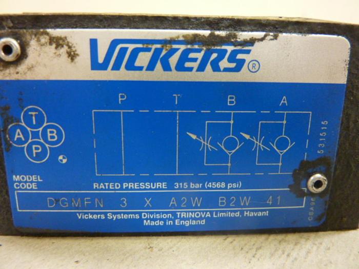 Used VICKERS Valve DGMFN3XA2WB2W41 #47248