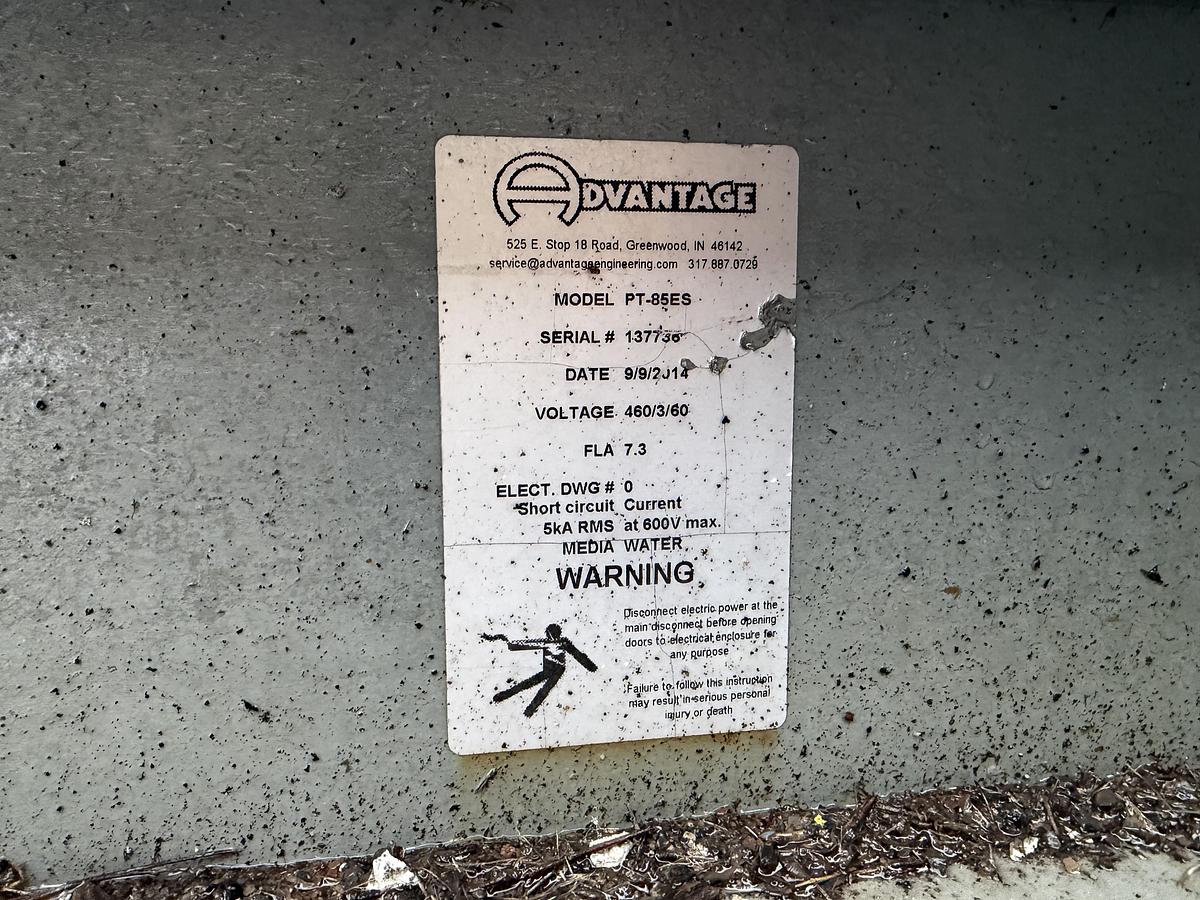 Used 2014 ADVANTAGE PT-85ES, 85 Ton Cooling Tower