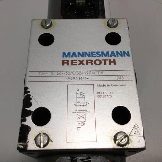 Used MANNESMANN REXROTH Valve 4WE10E6730CG24N9Z4T08 #105878