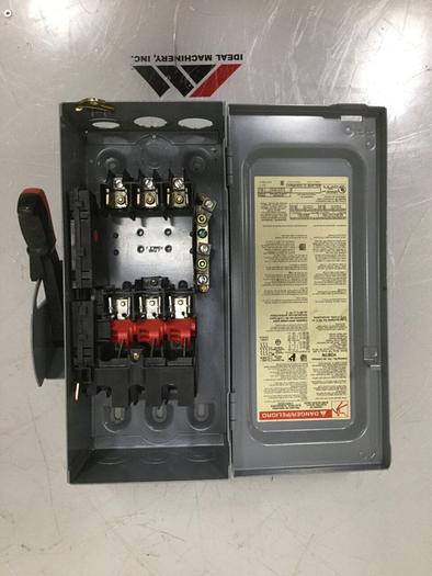 Used SQUARE D Safety Disconnect Switch H361N F05 #101431