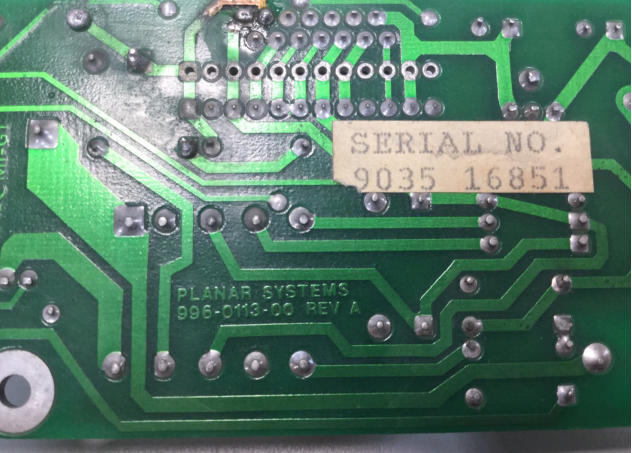 Used PLANAR SYSTEMS Power Supply Board 996-0113-00 USED