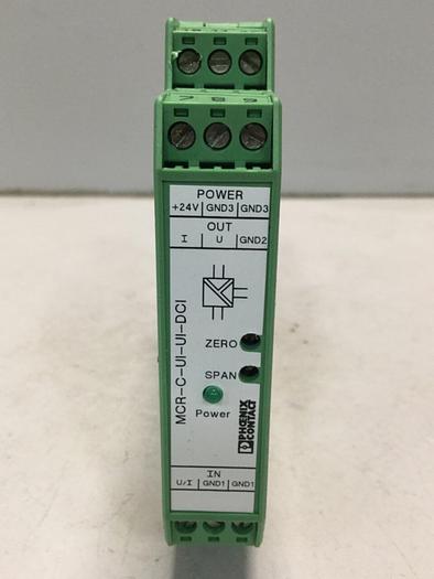 Used PHOENIX CONTACT Programmable Isolated Converter MCR-C-UI-UI-DCI #101863