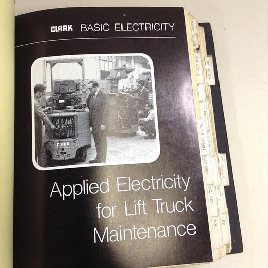 Used CLARK EQUIPMENT Various Manuals SCR MANUALS #71087