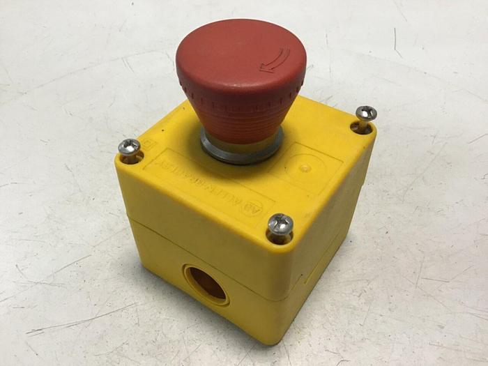 Used ALLEN BRADLEY Emergency Stop Button 800E-1PY #122553