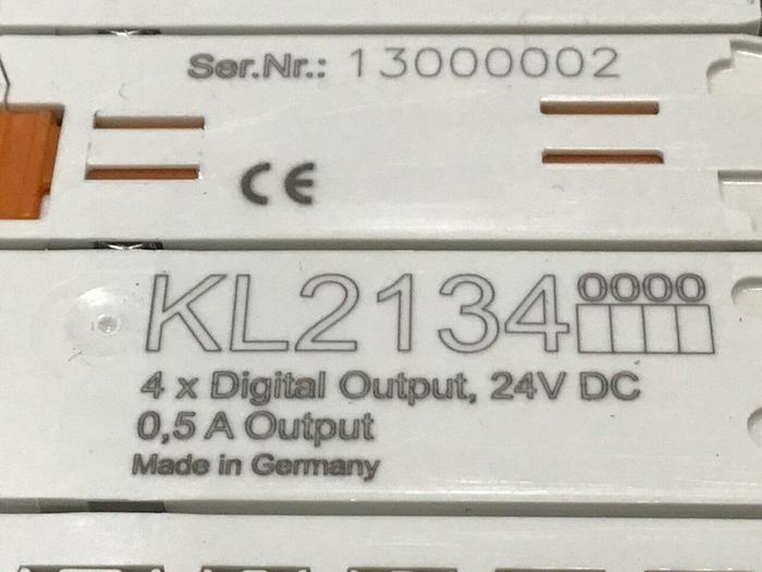Used BECKHOFF Output Module KL2134 #125239