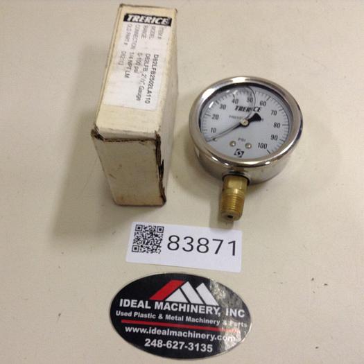 TRERICE Pressure Gauge D82LFB #83871