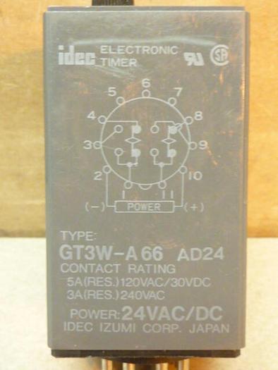Used IDEC Electronic Timer GT3W-A66 #38832
