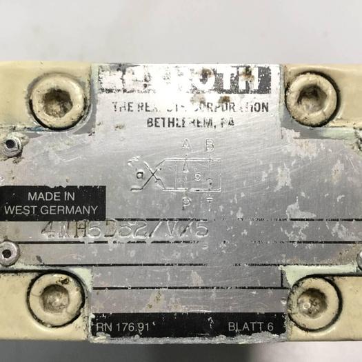 Used REXROTH Valve 4WH6D52V5 #93370