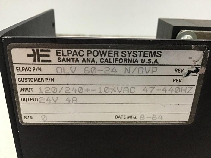 Used ELPAC Power Supply OLV 60-24 N/OVP USED