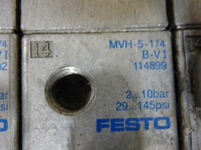 Used FESTO Control Block / Valve Terminal IFB8-02 #52823